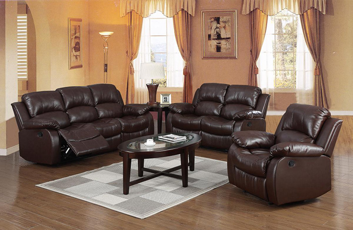 Carlino Bonded Leather Reclining Suites From